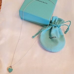 Tiffany Mini Double Heart Tag Pendant